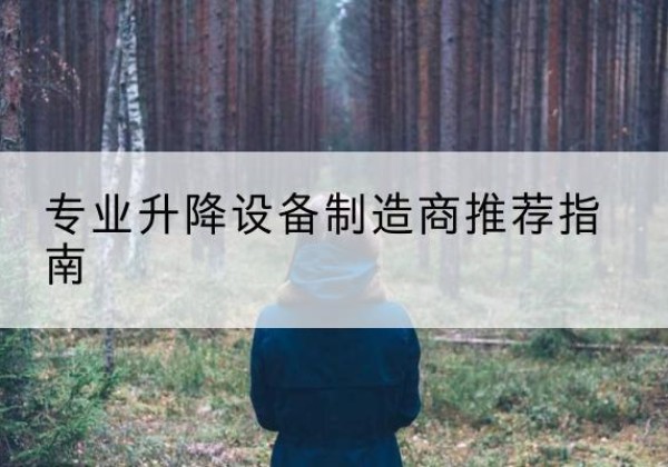 雄县电动剪叉升降平台厂家-专业升降设备制造商推荐指南